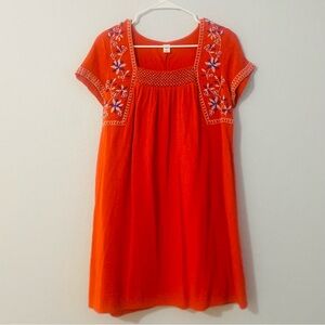 Old Navy Orange Flutter Sleeve Sundress